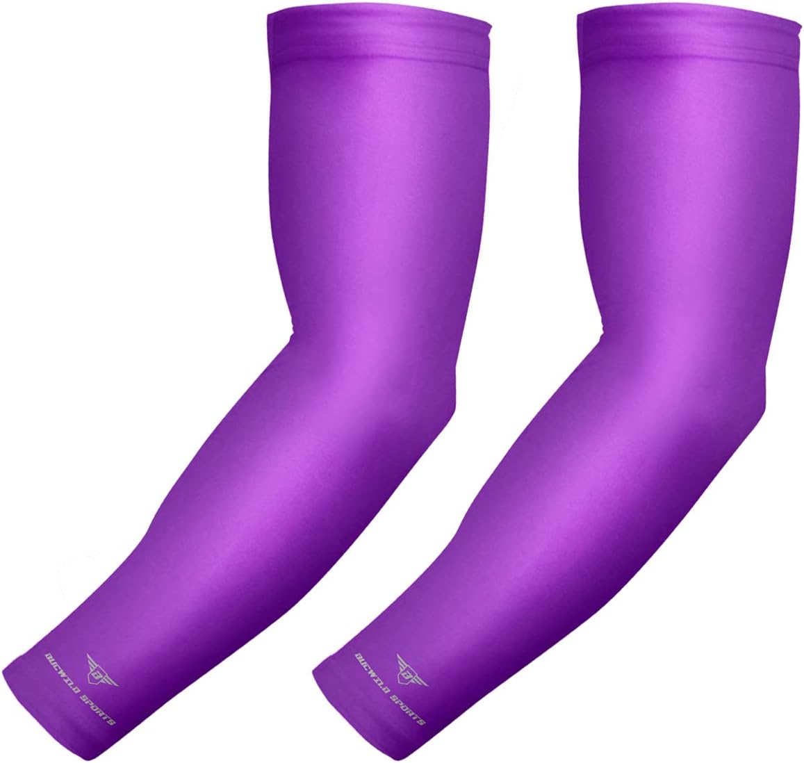 Solid Color Compression Arm Sleeves by Bucwild Sports Youth & Adult (1 Pair)