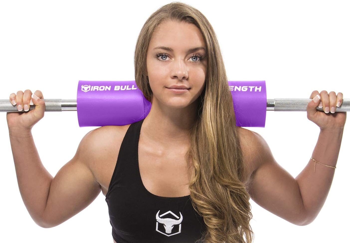 Advanced Squat Pad - Barbell Pad for Hip Thrusts, Squats & Lunges - Neck & Shoulder Squat Bar Pad Cushion Support Foam for Extra Comfort