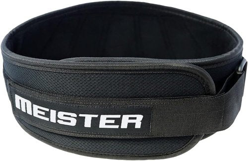 Meister Contoured Neoprene Weight Lifting Belt 6" Back Support
