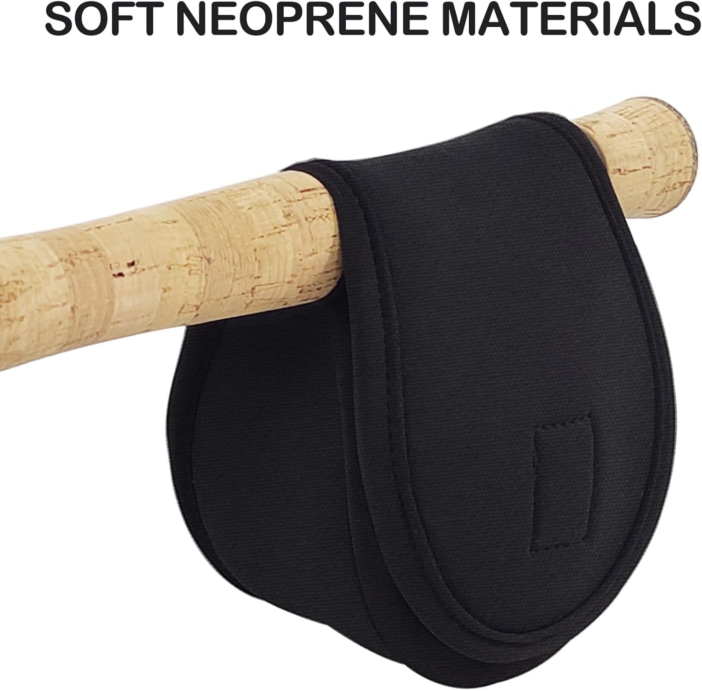 Aventik Neoprene Fly Fishing Reel Case Pouch Cover Fitting 5/6 7/8wt Fly Reel Storage (Black, 1-PACK 5/6)