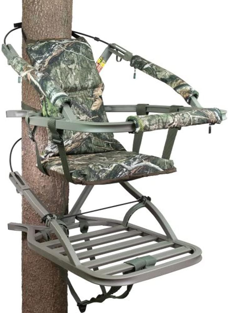 Goliath SD Climbing Treestand by Summit Treestands - Mossy Oak Camouflage