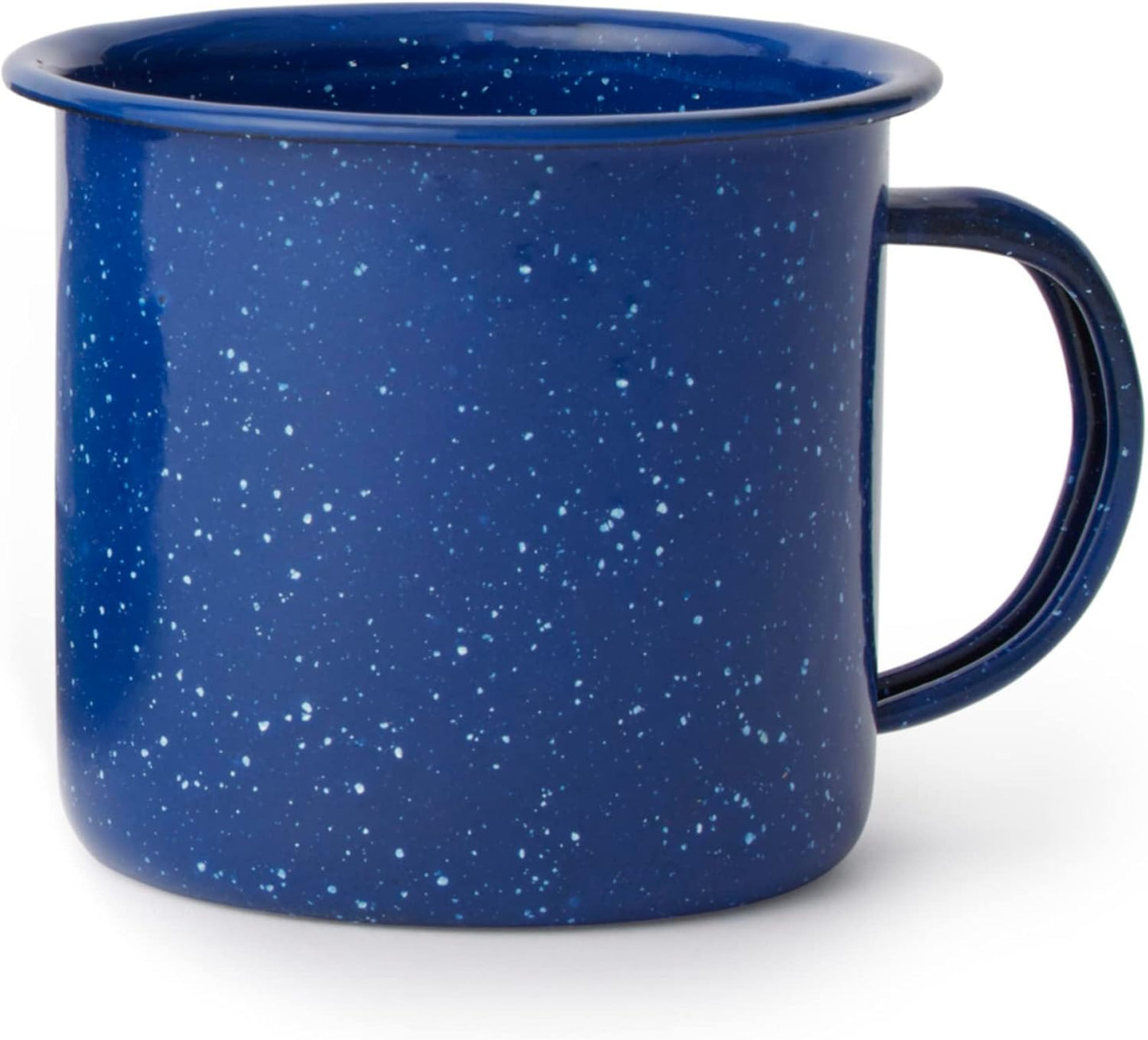 Coleman 12oz Enamel Coffee Mug, Impact-Resistant, Dishwasher-Safe, Perfect for Camping, Picnics, BBQ, Tailgates, Sports Events