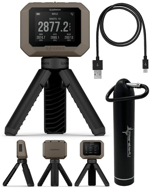 Wearable4U - Garmin Xero C1 Pro Chronograph with Power Bank Bundle