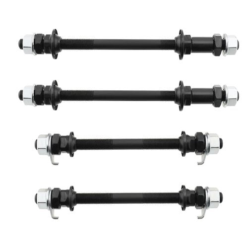 LT Easiyl 4pcs Bike Solid Axles Bicycle Front Rear Wheel Axle Bike Wheel Hub Axle Bike Repair Tool Accessories for Road Bikes Mountain Bikes