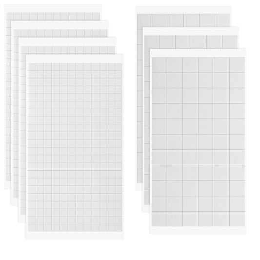 9 Sheets Double Sided Foam Squares for Crafts, 5544 Pcs Total 3D Self Adhesive Foam Squares, 0.47 and 0.24 Inch Precut Square Strips, Double Sided Tape for Scrapbooking DIY Arts Crafts
