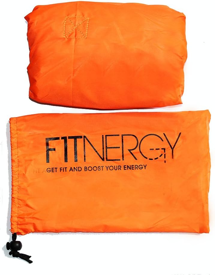 Running Resistance Parachute Durable 56" Orange Speed Sprint Training Chute - Free Carrying Bag - Maximize & Explosive Acceleration Soccer Football Agility Ladder Speed