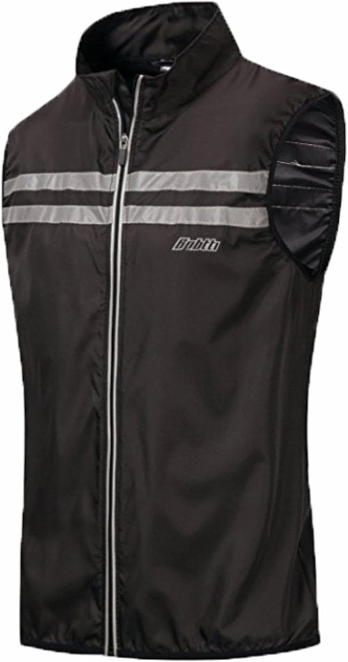 bpbtti Men's Hi-Viz Safety Running Cycling Vest Sleeveless Windbreaker vests- Windproof and Reflective