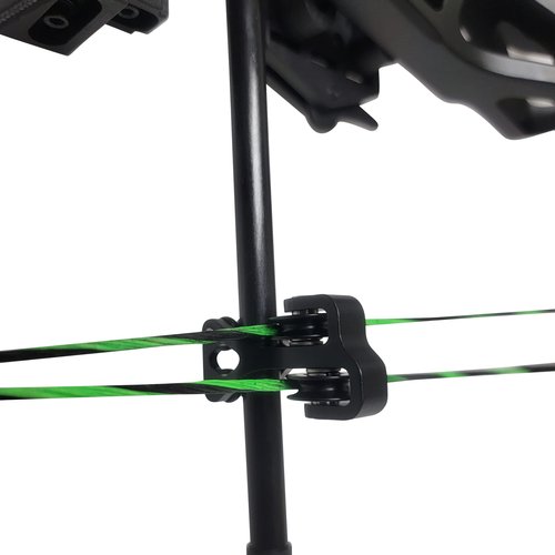 Southland Archery Supply Aluminum Compound Bow Cable Guard Roller Slide String Splitter (Black)