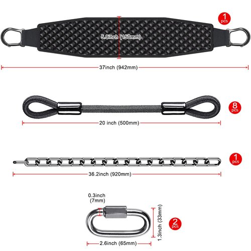 Dolibest Pull-Up Assistance Bands,Heavy Duty Multi-Function Resistance Bands for Chin-up, Dipping Belt for Weight Lifting, Stretch Resistance Bands, Suitable for Men and Women (600LB)