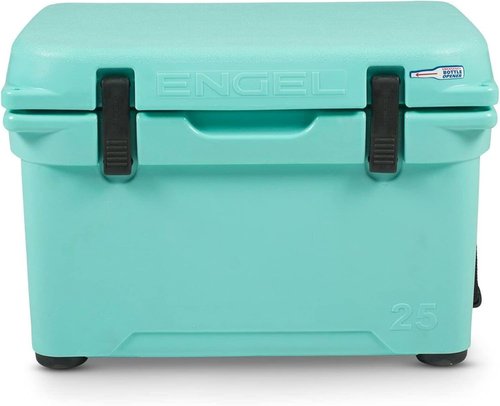 ENGEL 25 High Performance 5.28 Gallon 24 Can High Performance Durable Rotationally Molded Ice Cooler for Camping, Hunting, and Fishing