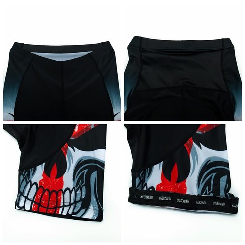 Cycling Jersey Shorts Set Men Bike Top Suit Cycle Shirt Pockets Bicycle Clothing Riding MTB Mountain Road Cyclist Biking Outfit Uniform Bicycing Clothes Black M