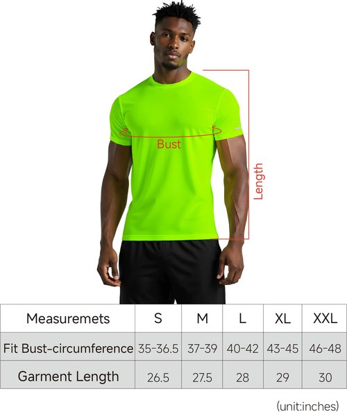Men Workout Shirts Dry Fit Fitted (Black,L)