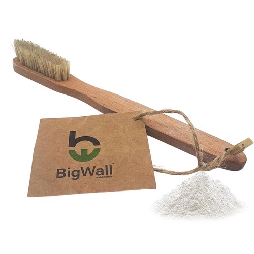 BigWall Premium Rock Climbing Brush | Bristle Cleaning Tool for Bouldering & Indoor Climbing | Beechwood Handle for Durability | Perfectly Portable