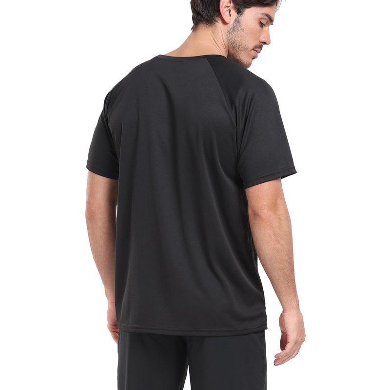 HovSiyla 5 Pack Running Shirts Men Sport Tops Dry Fit Gym Wicking Athletic T Shirts Breathable Cool Workout Shirts 2XL