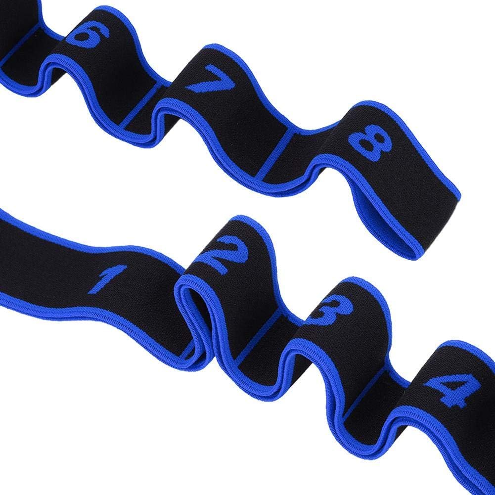 Stretch Band, 8 Loops Elastic Exercise Band for Ballet Dance Gymnastics Training(Blue)
