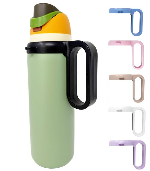 Bottle Handle for Owala FreeSip 24oz 32oz 40oz – Strong Plastic Water Bottle Holder, Durable Easy Carry Accessory for Running, Jogging, Gym, Hiking, and Drinking While Driving & More