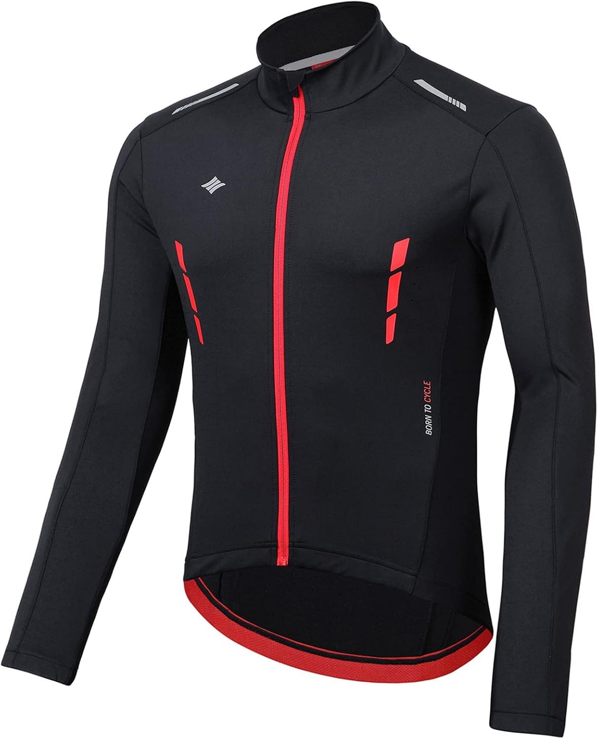 Santic Men's Cycling Bike Winter Jackets Windproof Fleece Thermal Warm UP Running Bike Bicycle Jacket Breathable Windbreaker