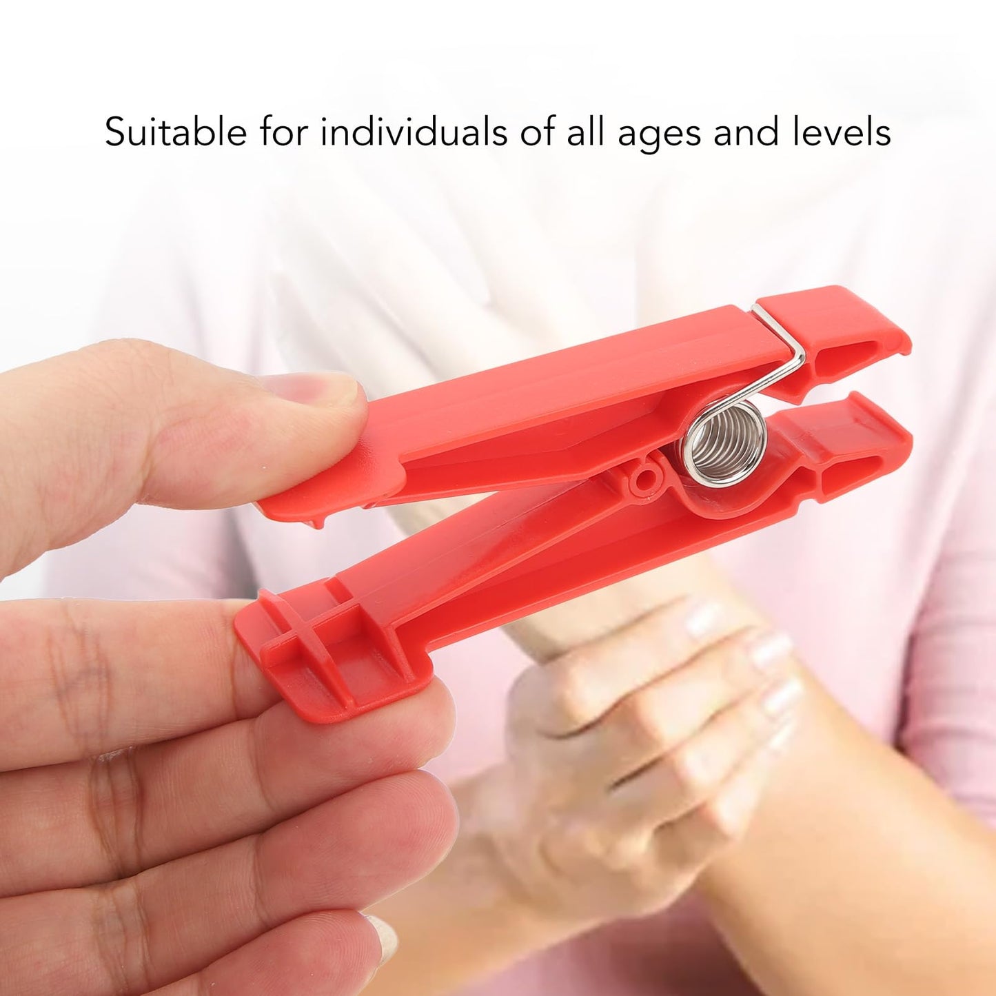 5PCS Pinch Clips, Different Strength Levels Graded Graded Pinch Pin Exerciser, Improved Grip Metal Springs for Hand Therapy