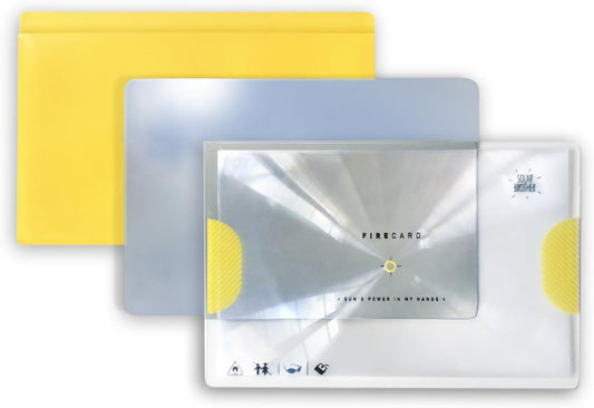 Adventure Kit Solar fire Starter and a Signal Mirror