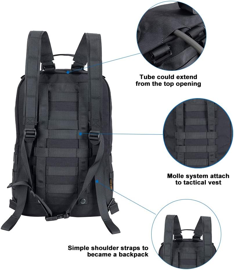EXCELLENT ELITE SPANKER Outdoor Hydration Backpack Bundle Packs Water Bladder Carrier for 3L Water Bladder