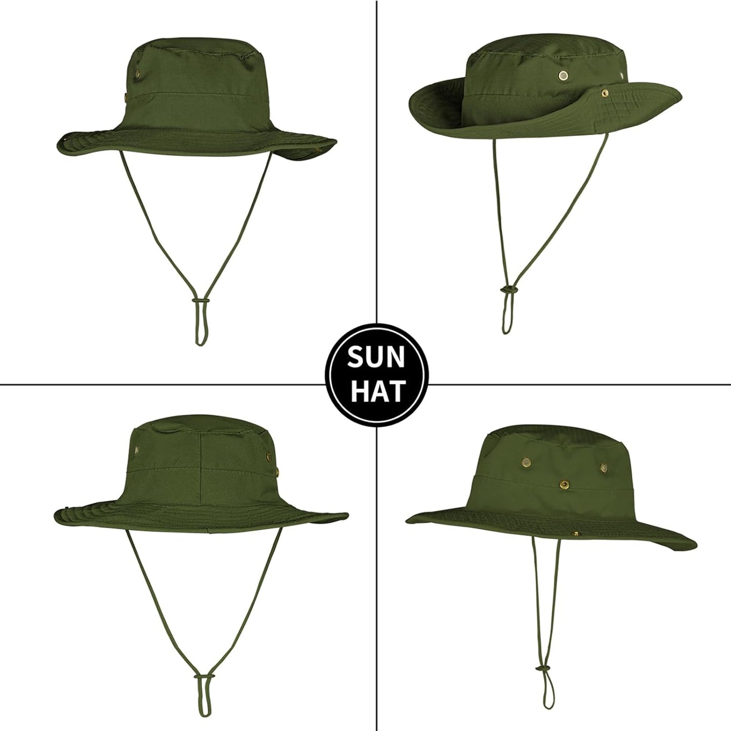 UPF 50+ Sun Hat | Foldable Boonie Hat for Men & Women | Fishing & Hiking