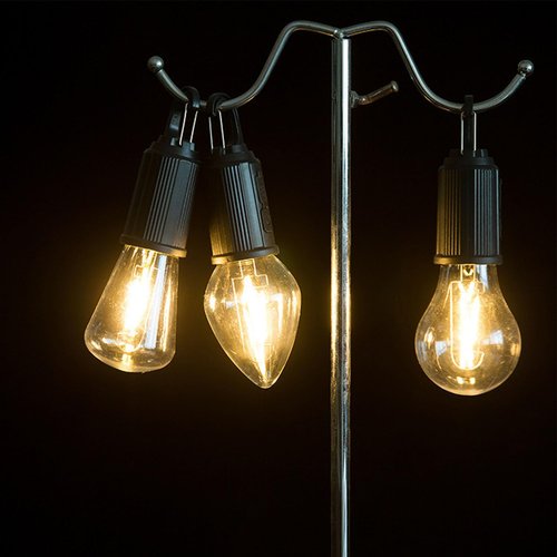 Solar Tent Camping Light Bulb Rechargeable Portable LED Camping Lantern3 Lighting Modes Tungsten Light Tent Lamp with Clip Hook for Camping, Hiking, Backpacking, Emergency Outage (T02)