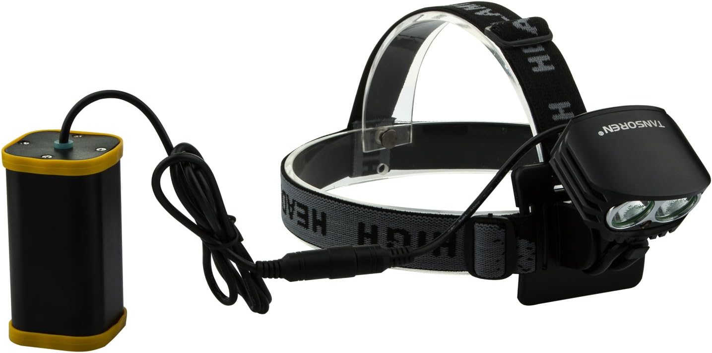 4000 Lumen LED Bike Light - Rechargeable Waterproof Headlight for Night Riding