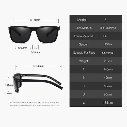 TBEODSP Polarized Sunglasses for Men, Sport Lightweight Sun Glasses with UV Protection for Driving Fishing Golf