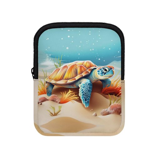 BYCHECAR Water Bottle Pouch Sea Turtle Stanley Cup Pouches for 40oz Tumbler IceFlow Storage Pocket Stanley Phone Holder Gym Tumbler Accessories