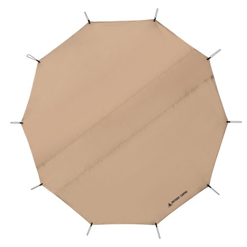 OneTigris Rock Fortress 6 Person Footprint, Ten-Sided Tent Groundsheet 5000mm Waterproof Ratings