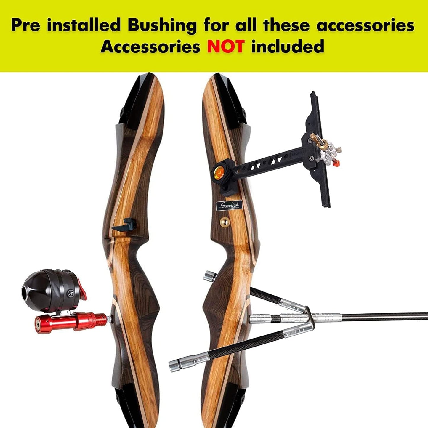 Samick Sage Archery Takedown Recurve Bow 62-inch - Bows for Teens to Adults - Beginners to Advanced, for Hunting & Target Practice