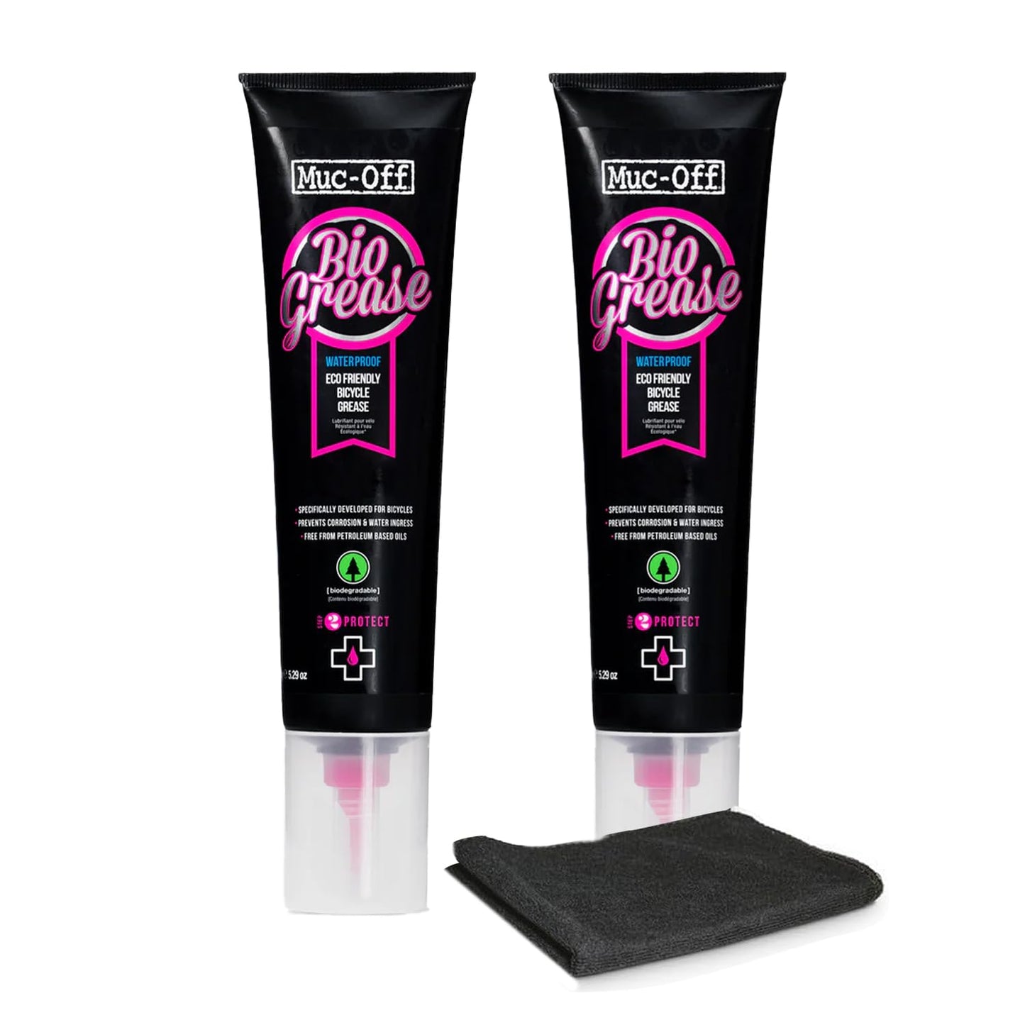 Muc-Off Bio Grease, 150g - Biodegradable Bike Grease for Pedals, Bearings and Components - Water-Resistant Bike Assembly Grease
