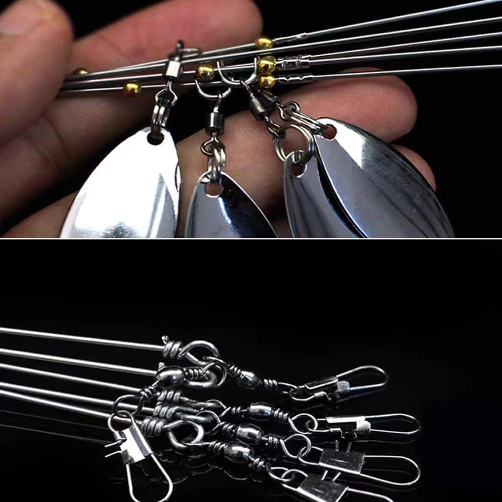 4Pack Premium18g 5 Arm Alabama Rig Head Umbrella Fishing Group Lures Bass Swimming Baits(Multicolor)