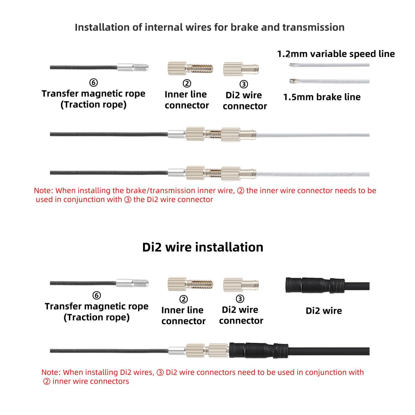 FLY_H Bicycle Internal Cable Routing Tool Kit，Bicycle Carbon Fiber Frame, Bike Di2 Wires Frame Internal Threading Tool, Brake Cable Hose Cable Routing Kit Wire Tube Magnet Lead,Storage Accessories