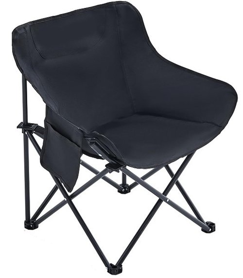 Kvittra Portable Camping Chair - Heavy Duty Folding Backpacking Chairs, Collapsible Heavy Duty Packable Lightweight Backpack Chair Compact for Outdoor Camp, Travel, Beach, Picnic, Hiking
