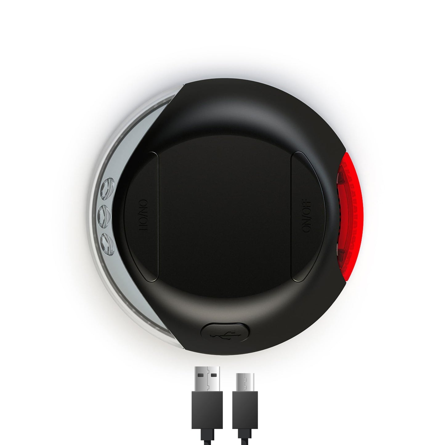 Flexi - CFNZLS-551-S - LED Lighting System - for New Classic & New Comfort leashes - with Strong Front and Rear Flashing LED Light - Black