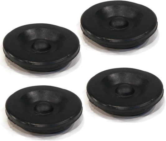 (Pack of 4) EZ Lube Rubber Grease Plugs / Hub Dust Caps for Models 85-1-4