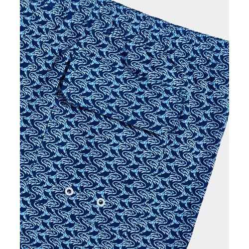 vineyard vines Mens 7 Inch Printed Chappy Swim Trunks