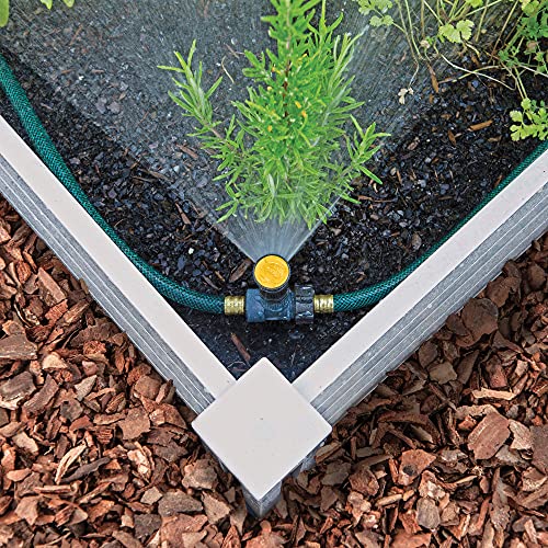 Multi-Adjustable Garden Watering Set with 3 Sprinklers & 2 Hoses – Covers 1800 sq ft