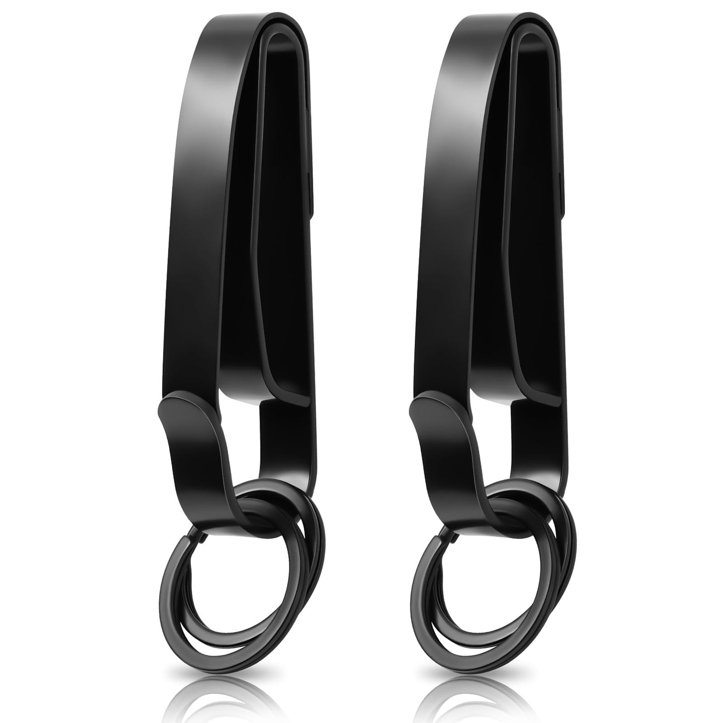 2PCS Duty Belt Key Holder, Quick Release With Ring, Premium Belt Clip for Police, Law Enforcement Agencies