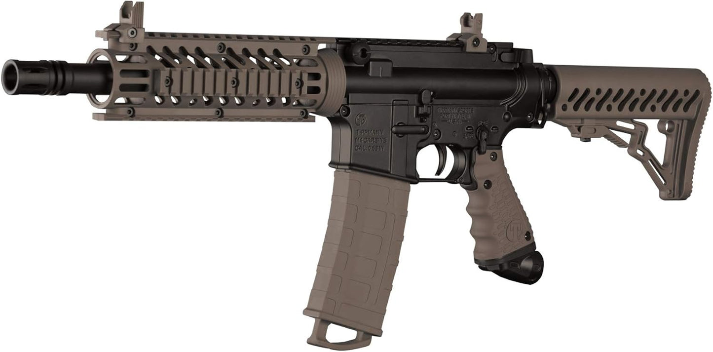 Tippmann TMC MAGFED Paintball Marker, Black/Tan