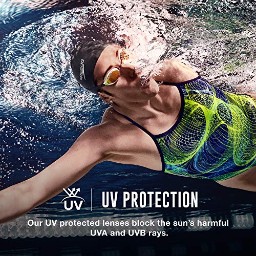 Speedo Speed Socket 2.0 Swim Goggle White/Black - Anti-Fog, UV Protection