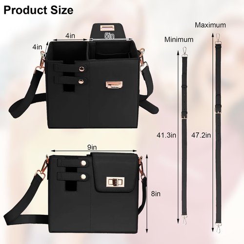 Outdoor Stanley Cup Purse, Crossbody Stanley Holder Water Bottle Bag for Tumbler with Adjustable Shoulder Strap（No Cup）