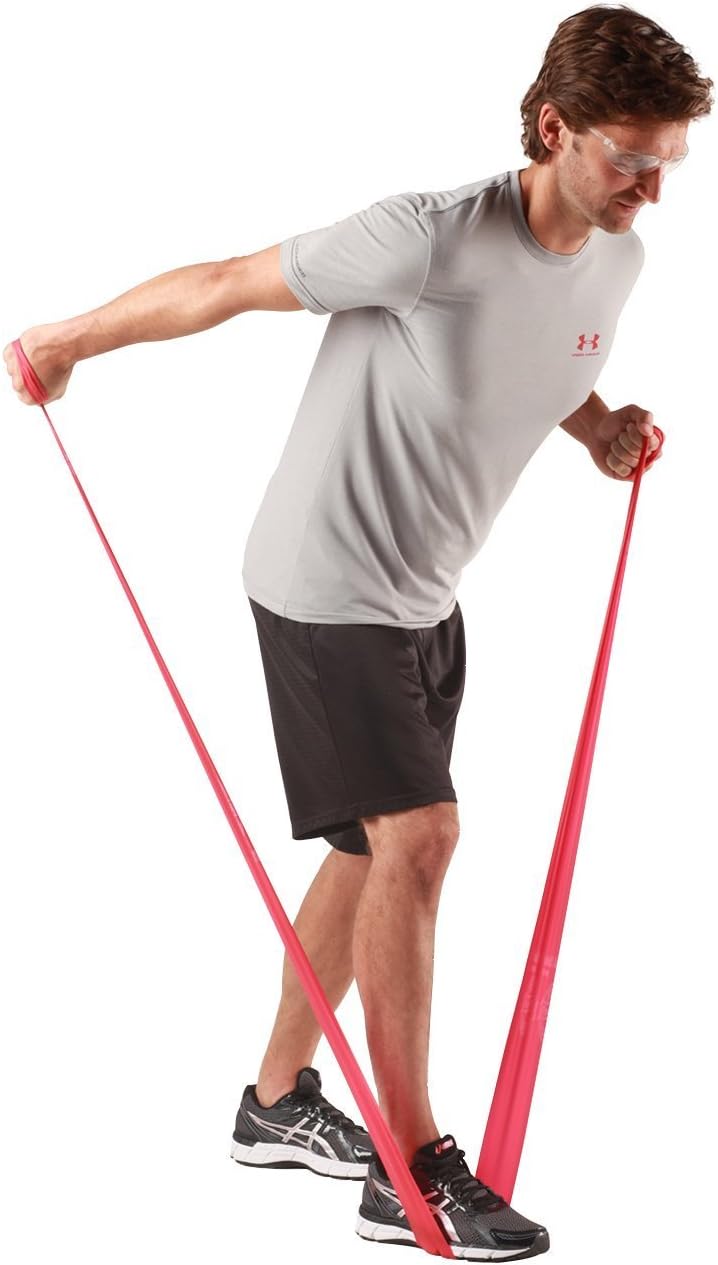 THERABAND Professional Resistance Bands - 5ft Latex Elastic for Home Workouts, Rehab & Pilates (15/30 Count)
