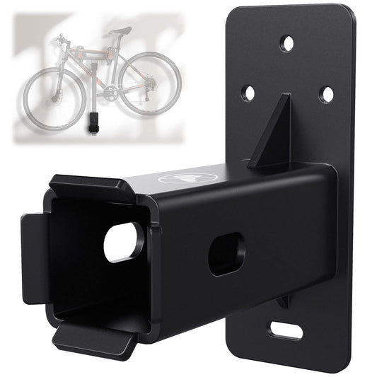 Hitch Wall Mount,Hitch Mount Bike Rack Wall Mount,Hitch Mount Bicycle Rack Hanging Garage Organizer,Trailer Hitch Receiver Storage,Holds Max 300 Lbs(2 inch)