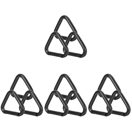 Aluminum Alloy Heavy Duty Carabiner Clips - Compact 1 97X1 77 Inch Climbing Buckles for Outdoor Activities Keychain Accessories and Fishing Snap Clips