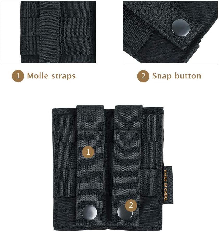 EXCELLENT ELITE SPANKER Tactical Open Top Double/Triple Pistol Mag Pouch for Glock M1911 92F Magazines 40mm Grenade