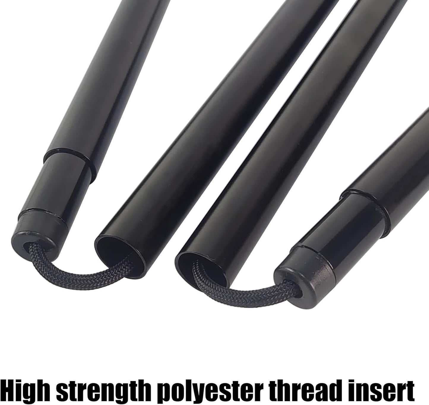 Aventik Fold-able Wading Staff Water Depth Safety Warning Sign Coated Stainless Steel Core T7075 Aluminum Body Corrosion Resistance