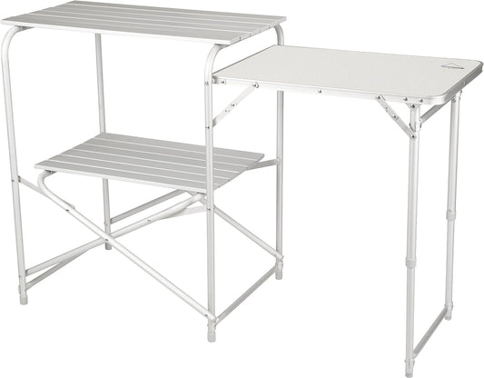 Weather-Resistant Aluminum Camping Roll Top Kitchen by Caddis Sports - Portable & Durable