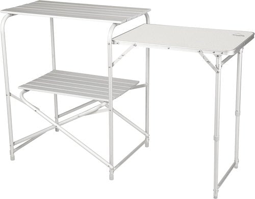 Camping Roll Top Kitchen Made from Weather-Resistant Aluminum (by Caddis Sports)